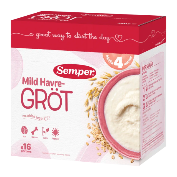 Semper Mild havregrød - 4 mdr - ammenam.dk