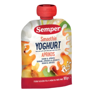 Semper smoothie med yoghurt, banan & abrikos - Ammenam.dk