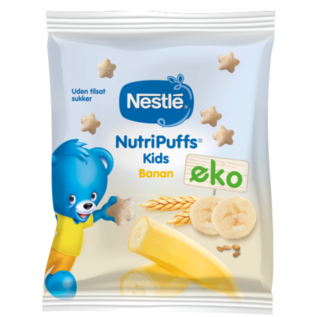Nestlé Nutri Puffs med banan - Ammenam.dk