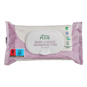 Grøn balance luksus vådservietter á 56 stk - Ammenam.dk