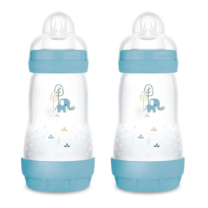 Mam Easy Start Anti-colic 260 ml sutteflaske - 2 stk (blå) - Ammenam.dk