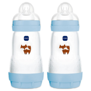 Mam Easy Start Anti-colic 260 ml sutteflaske – 2 stk (blå)