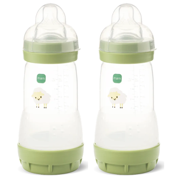 Mam Easy Start Anti-colic 260 ml sutteflaske – 2 stk (grøn)