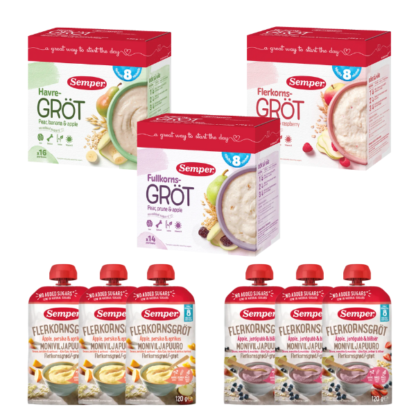 8 måneders pakken - grød - Ammenam.dk