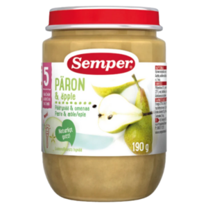 Semper Frugtmos pære & æble - Ammenam.dk