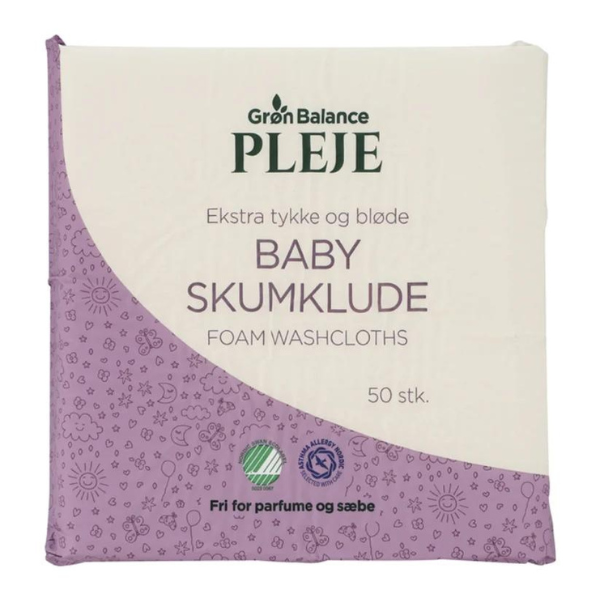 Grøn balance baby skumklude 50 stk.