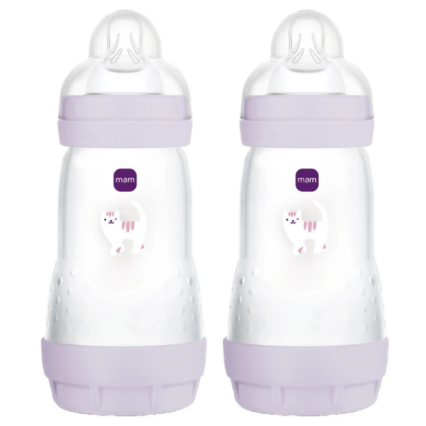 Mam Easy Start Anti-colic 260 ml sutteflaske – 2 stk (lilla)