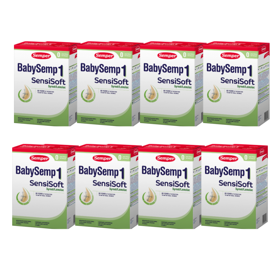 Semper BabySemp 1 Sensisoft 8-pak modermælkserstatning - ammenam.dk