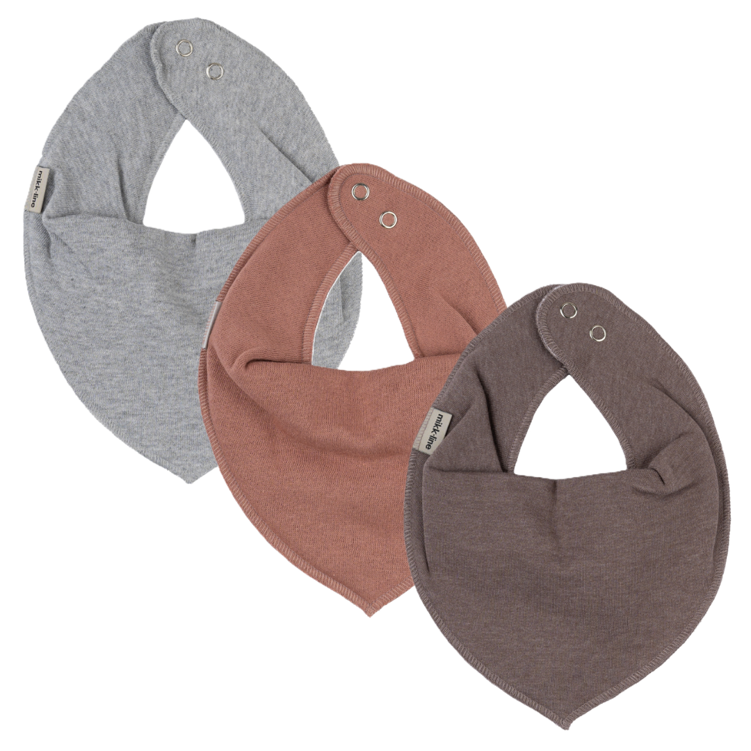 Mikk-Line Savlesmæk - Bandana - 3pak rød - Ammenam.dk